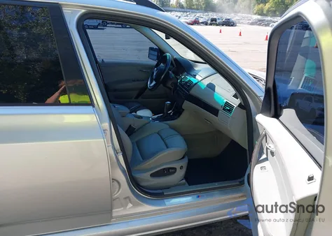 2008 BMW X3 3.0Si z USA, uszkodzony, nr VIN WBXPC93478WJ03551